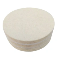 DIY Crafts 3" inch 1 Pcs Set, 1 Pc Felt Pad, Backing Pad; Universal Nut; Wool Polishers Polishing Clean Buffing Pad Bonnet for Upholstery Car(3" inch 1 Pcs Set, 1 Pc Felt Pad) - 1 Pcs Set, 3" inch 1 Pc Felt Pad