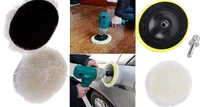 DIY Crafts 1 Kit With 1 Wool Pad Kit, 5" inch, Wool Pad Wool Pad Disc Backing Pad Disc Hoop Loop Polishing Wax Sanding Pad Cleaning Pad Kits M10/1(1 Kit With 1 Wool Pad Kit, 5" inch) - 1 Kit With 1 Wool Pad Kit, 5" inch