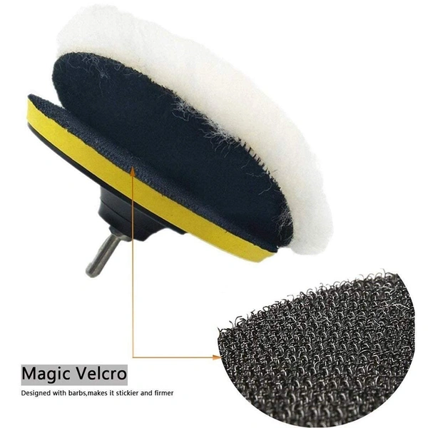 DIY Crafts 1 Pc, 3" inch Only Backing Pad Hook & Loop, Glass Polishing Scratch Removal Deep Scratch Remover Abrasive Discs Polish Pad Fe (1 Pc, 3" inch Only Backing Pad Hook & Loop) - 1 Pc, 3" inch Only Backing Pad Hook & Loop