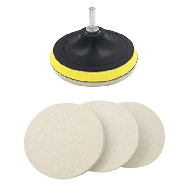 DIY Crafts 1 Pc, 3" inch Only Backing Pad Hook & Loop, Glass Polishing Scratch Removal Deep Scratch Remover Abrasive Discs Polish Pad Fe (1 Pc, 3" inch Only Backing Pad Hook & Loop) - 1 Pc, 3" inch Only Backing Pad Hook & Loop