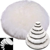 DIY Crafts 10 Pcs, 2"inch Fur Felt Pad Only, Fur Felt Pad Only For Your Kit Buffing and Polishing Kit Waffle Foam and As Choice x Wool Felt Grip (10 Pcs, 2"inch Fur Felt Pad Only) - 10 Pcs, 2"inch Fur Felt Pad Only
