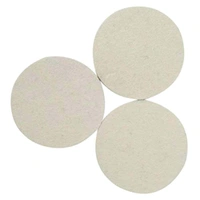 DIY Crafts Felt Pad Only For Drill Thread Sucker Wool Cleaning Polishing Sponge Set Backer Pad Universal Nut Felt Pad - (Only Felt Pad) (1 Pc, 3" inch Only Felt Pads) - 1 Pc, 3" inch Only Felt Pads