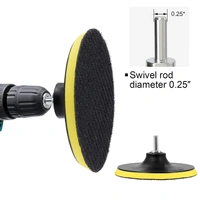 DIY Crafts 1 Pc, 5" inch Only Backing Pad, Only Backer Pad Wool Polishing Buffing Waxing Pad Plate M10/14 Connector Cleaning Tools Buffer Wax Appli (1 Pc, 5" inch Only Backing Pad) - 1 Pc, 5" inch Only Backing Pad