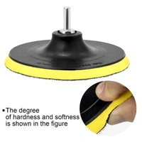 DIY Crafts 1 Pc, 5" inch Only Backing Pad, Only Backer Pad Wool Polishing Buffing Waxing Pad Plate M10/14 Connector Cleaning Tools Buffer Wax Appli (1 Pc, 5" inch Only Backing Pad) - 1 Pc, 5" inch Only Backing Pad