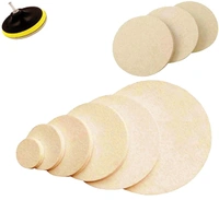 DIY Crafts 1 Pc, 5" inch Wool Felt Pad Only, Only Wool Felt Polishing Pads For Sponge Woolen Felt Pad Polishing Waxing Buffing Pads Auto Drill Adapter Car Care Cl (1 Pc, 5" inch Wool Felt Pad Only) - 1 Pc, 5" inch Wool Felt Pad Only