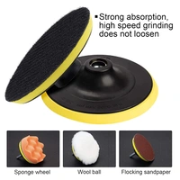 DIY Crafts 1 Pc, 7" inch Only Backing Pad, Only Backer Pad Wool Polishing Buffing Waxing Pad Plate M10/14 Connector Cleaning Tools Buffer Wax Appli (1 Pc, 7" inch Only Backing Pad) - 1 Pc, 7" inch Only Backing Pad