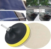 DIY Crafts 1 Set, 4" inch Felt Pad Backing Pad M10/14, M10/14 Universal Nut Backing PadPolishing Buffing Plate Pad with Dril(1 Set, 4" inch Felt Pad Backing Pad M10/14) - 1 Set