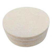 DIY Crafts 1 Set, 7" inch Backing + Felt Pad + Nut, Wax Car Polishing Buffing Pad Wool Pad Kit and Felt Pads w (1 Set, 7" inch Backing + Felt Pad + Nut) - 1 Set, 7" inch Backing + Felt Pad + Nut