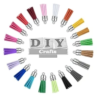 DIY Crafts 1 Tassel 1 Lobster, 1 Key Rings, Tassels for Crafts, Keychain Tassel Set Including Tassels, Lobster Clasp Keychain & Keychain Rings Bulk for Acryl (1 Tassel 1 Lobster, 1 Key Rings) - 1 Key Rings, 1 Tassel 1 Lobster