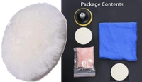 DIY Crafts 1000 Grm Kit, White Cerium Oxide, 8 Pcs 3"inch Car Windshield Polishing Scratch Removal Polished Remover Repair Cerium Oxide Powder TREO 95% 2. (1000 Grm Kit, White Cerium Oxide) - 1000 Grm Kit, White Cerium Oxide