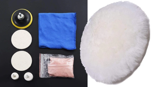 DIY Crafts 1000 Grm Kit, White Cerium Oxide, 8 Pcs 3"inch Car Windshield Polishing Scratch Removal Polished Remover Repair Cerium Oxide Powder TREO 95% 2. (1000 Grm Kit, White Cerium Oxide) - 1000 Grm Kit, White Cerium Oxide