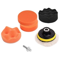 DIY Crafts 11 Pcs 3 Inch Car Polish Pads Buffer Tool Set Car Polisher Drill Sponge Kit Set Car Waxing Care Foam Scratch Remover Paint Repair (Pack Of 33 Pcs, Multi) - Pack Of 33 Pcs, Multi