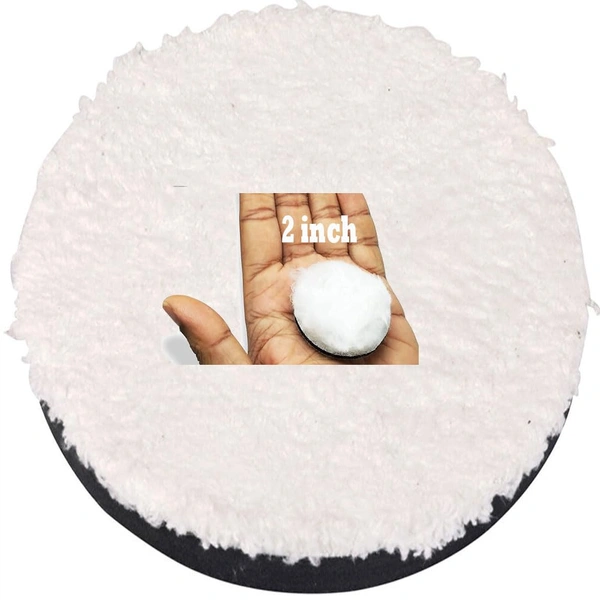 DIY Crafts 1"/2"/3"/4"/5/6"/7"inch Fur Felt Pad Felt Soft Wool Car Polishing Polisher Buffing Bonnet Padfor Car Bike Woolen Buffer Wax Applicator Grinding (5 Pcs, 1" inch Fur Felt Pad White Only) - 5 Pcs, 1" inch Fur Felt Pad White Only