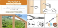 DIY Crafts 12x Pcs 1x Kit Combo Pack, Stainless Kits, Sun Shade Sail Canopy Accessories Stainless Steel Hardware Kit Turnbuckle Pad Eye Ca (12x Pcs 1x Kit Combo Pack, Stainless Kits) - 12x Pcs 1x Kit Combo Pack, Stainless Kits
