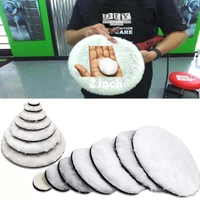 DIY Crafts 5 Pcs, 1" inch Fur Felt Pad Only, Fur Felt Pad For Polishing Pads Sponge Woolen Polishing Waxing Buffing Pads Kit Auto Ca (5 Pcs, 1" inch Fur Felt Pad Only) - 5 Pcs, 1" inch Fur Felt Pad Only