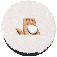 DIY Crafts 15 Pcs, 1" inch Wool Fur Pad, Wool Felt Self Adhesive Felt & Wool Pad Wheel Polishing Pad Woolen Polishing Waxing Pads Polishing Buffer Wool Kit M(15 Pcs, 1" inch Wool Fur Pad) - 15 Pcs, 1" inch Wool Fur Pad