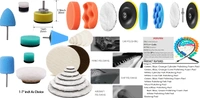 DIY Crafts 150 Pcs 15x10, 1" inch, Mini Buffing Polishing Pads Detail Polisher Pad Use On Rotary Tools,Cordles Drill For Tight Area Detailing Polish(150 Pcs 15x10, 1" inch) - 150 Pcs 15x10, 1" inch