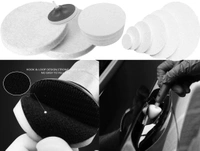 DIY Crafts 15x, 15x1, With 4x Fur + 4x Felt Pad, Detail Polisher Pads 1-3"inch Buffing Pad Kit Polisher Electric Drill Rotary Tool Polishing Pad Set (15x, 15x1, With 4x Fur + 4x Felt Pad) - 15x, 15x1, With 4x Fur + 4x Felt Pad