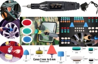 DIY Crafts 15x 4X Fur 4X Felt Pads, 2inch, Mini Cone 1-3"inch Choice 1-7"inch Sponge Buffing Waxing Felt Fur Pad for Tight Area Detailing Polishing Sealing Glaze+M(15x 4X Fur 4X Felt Pads, 2inch) - 15x 4X Fur 4X Felt Pads, 2" inch