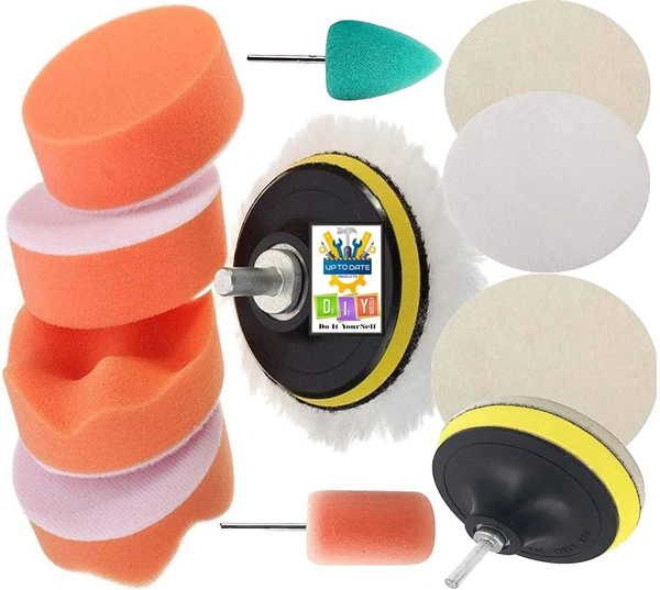 DIY Crafts 15x 2X Felt 2X Fur Pad, 4"inch., Mini Cone 1-3"inch Choice 1-7"inch Sponge Buffing Waxing Low Density Felt Furs Pads for Tight Area Detailing Polish Sealin(15x 2X Felt 2X Fur Pad, 4"inch.) - 15x 2X Felt 2X Fur Pad, 4"inch.