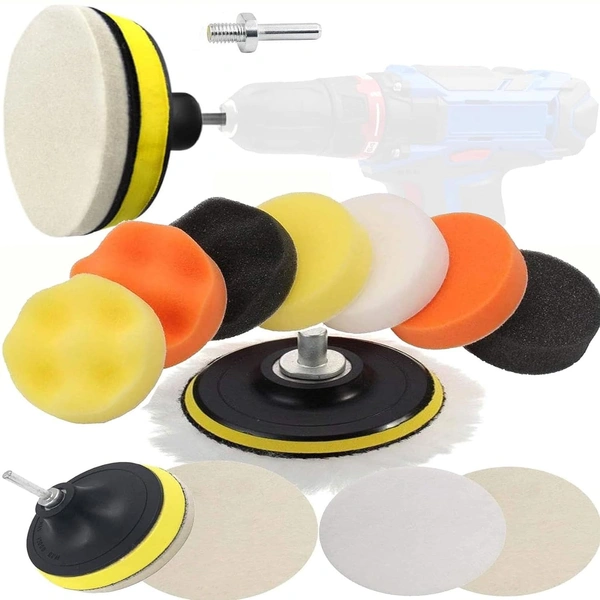 DIY Crafts Pack Of 29 Pcs, Multi, Hook & Loop, 29 Pcs = 1 Kit, Car Foam Drill Polishing Pad Kit 1.2/2/3 Inch Buffing Pads, Sponge Set Kit M14 Dril (Pack Of 29 Pcs, Multi, Hook & Loop, 29 Pcs = 1 Kit) - Pack Of 29 Pcs, Multi, Hook & Loop, 29 Pcs = 1 Kit