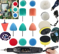 DIY Crafts 15x 4X Felt 4X Fur Pad, 5"inch., Mini Cone 1-3" inch Choice 1-7" inch Sponge Buffing Waxing Felts Furs Pads for Tight Area Detailing Polishing Sealing Gla (15x 4X Felt 4X Fur Pad, 5"inch.) - 15x 4X Felt 4X Fur Pad, 5"inch.