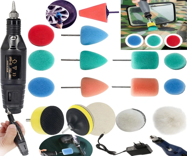 DIY Crafts 15x 4X Fur 4X Felt Pads, 3inch, Mini Cone 1-3"inch Choice 1-7"inch Sponge Buffing Waxing Felt Fur Pad for Tight Area Detailing Polishing Sealing Glaze+M(15x 4X Fur 4X Felt Pads, 3inch) - 15x 4X Fur 4X Felt Pads, 3" inch