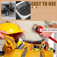 DIY Crafts 16, 16x Detailer Kit, Nylon,Brass,Metal Wire Curved Handle, 3-9"inch 6x Mini 5x Medium 5x Big Bristle Brushes Clean for Dirt Amp Dash Board Rim Engine Carborator, Carburator Cleaning (16) - 16, As 1st Image Kit