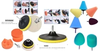 DIY Crafts 3" inch Kit, Felt Fur Pad Cones, 14x Buffing Polishing Detail Pads Use On Rotary Tools,Cordless electric Drill, Polisher for Tight Area Detailing Po(3" inch Kit, Felt Fur Pad Cones) - 3" inch Kit, Felt Fur Pad Cones