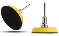 DIY Crafts 1x, 1" inch Backer Pad + Universal Nut, Buff Backing Pad Hook Loop Pad Drill Attachment Universal Nut Sanding Disc for Wood,Metal Leather Rem(1x, 1" inch Backer Pad + Universal Nut) - 1x, 1" inch Backer Pad + Universal Nut