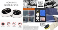 DIY Crafts 1x, 1"inch Backing Plate Only, Hook and Loop Backing Pad Backing Plate with 5/8-11 Threads Sanding Pad for Angle Grinder Carving Polishin (1x, 1"inch Backing Plate Only) - 1x, 1"inch Backing Plate Only
