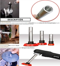 DIY Crafts 1X, 4" inch Extension Rod., M14 Stainless Steel Alloy Material Rotary Extension Shaft Rod Threaded for Rotary Polisher,Car Polisher,Polishing Backing Plate S (1X, 4" inch Extension Rod.) - 1X, 4"inch Extension Rod.