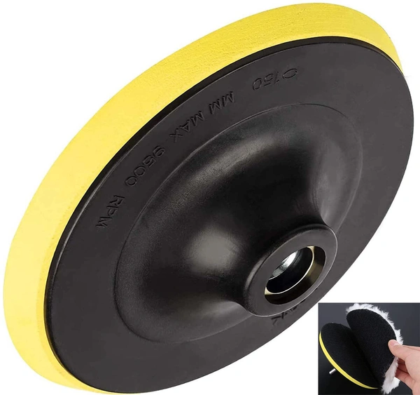 DIY Crafts 1x, 4"inch Backer Pad, Backer Pad Only For Buffing Polishing Car Tight Area Detailing Polishing Waxing Sealing Glaze Car Headlights Door Handles Sc (1x, 4"inch Backer Pad) - 1x, 4"inch Backer Pad