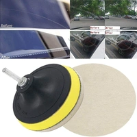 DIY Crafts 4 Kits, 5" inch Felt Backer Pad Nut Only, Felt Backer Pad Nut For Drill Buffing Felt Polishing Woolen Buffer Thread Drill Adapter Shank Sucker Cl(4 Kits, 5" inch Felt Backer Pad Nut Only) - 4 Kits