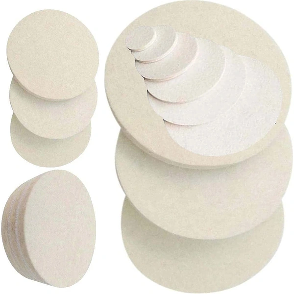 DIY Crafts 2 Pcs, 6" inch Wool Felt Pad Only, 20x Mini Buffing Polishing Detail Polisher On Rotary Tool Cordless Drill Tool for Tight Area Detai (2 Pcs, 6" inch Wool Felt Pad Only) - 2 Pcs, 6" inch Wool Felt Pad Only
