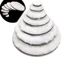 DIY Crafts 15 Pcs, 2" inch Fur Felt Pad Only, Fur Felt Pad Only For Polishing Pads Sponge Woolen Waxing Buffing Felt Pad Polishing Compound Buffing Spong(15 Pcs, 2" inch Fur Felt Pad Only) - 15 Pcs, 2" inch Fur Felt Pad Only