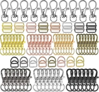 DIY Crafts 3 Pcs D Rings, Antique Bronze, Keyrings & Keychains Round Swivel Snap Hooks Key Rings Chain Jump Rings Mini Screw Metal For Lanyard, ID (3 Pcs D Rings, Antique Bronze) - 3 Pcs D Rings, Antique Bronze