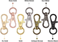 DIY Crafts 3 Pcs D Rings, Antique Bronze, Keyrings & Keychains Round Swivel Snap Hooks Key Rings Chain Jump Rings Mini Screw Metal For Lanyard, ID (3 Pcs D Rings, Antique Bronze) - 3 Pcs D Rings, Antique Bronze