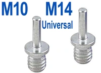 DIY Crafts 2 Pcs, Only M14 Universal Nut, Only M10/14 Wax Polishing Buffing Pad Kit Car Polishing Buffer Set with Drill Adapter for(2 Pcs, Only M14 Universal Nut) - 2 Pcs, Only M14 Universal Nut