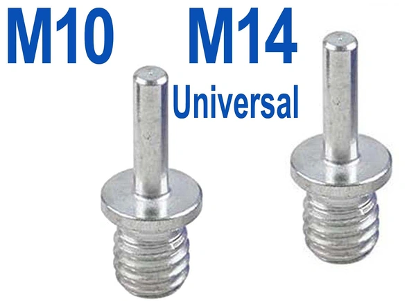 DIY Crafts 2 Pcs, Only M14 Universal Nut, Only M10/14 Wax Polishing Buffing Pad Kit Car Polishing Buffer Set with Drill Adapter for(2 Pcs, Only M14 Universal Nut) - 2 Pcs, Only M14 Universal Nut