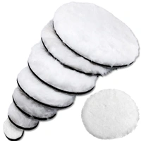 DIY Crafts 5 Pcs, 7" inch Wool Felt Pad Only, Wool Felt Pad Only For Polishing Pad Kit Thread Back Pad & Adapter Sponge Wool For Polishing W (5 Pcs, 7" inch Wool Felt Pad Only) - 5 Pcs, 7" inch Wool Felt Pad Only