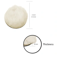 DIY Crafts 20 Pcs, 2" Felt Pad Only, Only Felt Wool Compound Pad Wool Pad Global 1-7" inch Natural 100% Wool 1" Pile Grip Buffing & Po (20 Pcs, 2" Felt Pad Only) - 20 Pcs, 2" Felt Pad Only