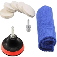 DIY Crafts 200 Grm Cerium Oxide, Ready Set, 3 Inch Set Cerium Oxide 1 x Self Adhesive Felt Pad 1 x Woollen Polishing Waxing Pad 1 x Backing Pad 1 x Universal Adapter (200 Grm Cerium Oxide, Ready Set) - 200 Grm Cerium Oxide, Ready Set