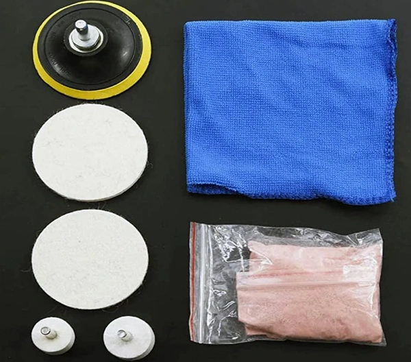 DIY Crafts 200 Grm Kit, Mixed, 3"inch Kit Buffing and Polishing Pad Kit with As Choice Size Kit Thread Backing pad & Adapters for Car Sanding, Polishing, Waxing, Sealing (200 Grm Kit, Mixed) - 200 Grm Kit, Mixed