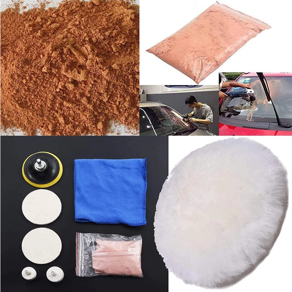 DIY Crafts 200 Grm Kit, Mixed, 3"inch Kit Buffing and Polishing Pad Kit with As Choice Size Kit Thread Backing pad & Adapters for Car Sanding, Polishing, Waxing, Sealing (200 Grm Kit, Mixed) - 200 Grm Kit, Mixed