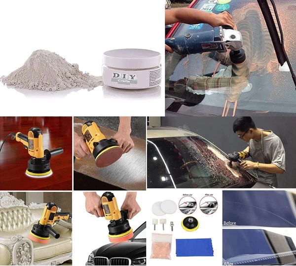 DIY Crafts 200 Grm Kit, Mixed, 3"inch Kit Buffing and Polishing Pad Kit with As Choice Size Kit Thread Backing pad & Adapters for Car Sanding, Polishing, Waxing, Sealing (200 Grm Kit, Mixed) - 200 Grm Kit, Mixed