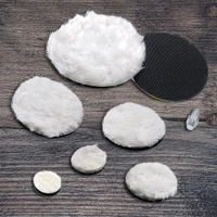 DIY Crafts 20x, 2"inch Wool Fur Felt Pad Only, Wool Fur Felt Pad Only For Cerium Oxide Self Adhesive Felt Pad Woolen Polishing Waxing Pad (20x, 2"inch Wool Fur Felt Pad Only) - 20x