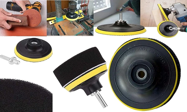 DIY Crafts 2x, 3"inch, Wool & Felt Waxing Sponge & Felt Pads Buffing Polishing Pad Car Polisher Kit Drill Adapter (3-7" inch Backing Pad + Universal (2x, 3"inch) - 2x, 3"inch