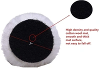 DIY Crafts 3, 4" inch Only Wool Pad, 3"-7" inch Only Wool Pad Drill Thread Sucker Wool Cleaning Polishing - Set of As Choice Durable & Sturdy Construction(3, 4" inch Only Wool Pad) - Standard, 4" inch Only Wool Pad