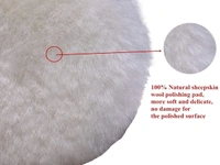 DIY Crafts 3, 4" inch Only Wool Pad, 3"-7" inch Only Wool Pad Drill Thread Sucker Wool Cleaning Polishing - Set of As Choice Durable & Sturdy Construction(3, 4" inch Only Wool Pad) - Standard, 4" inch Only Wool Pad